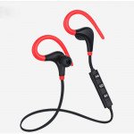 Wholesale Hook Style Wireless Sports Bluetooth Stereo Headset (Red)